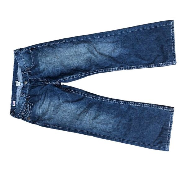 Vintage True Religion Jeans Size 36 RICKY BIG T Blue - Picture 5 of 12